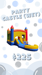 Party castle wet/dry